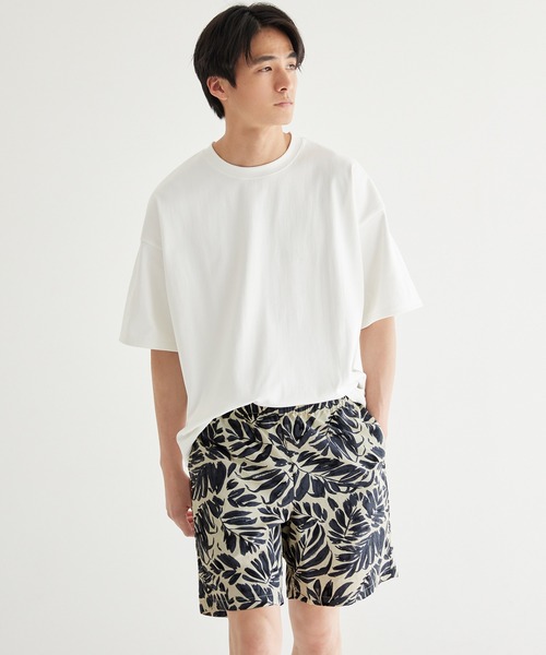 セール】ワッシャーナイロンリーフ柄ショーツ（その他パンツ