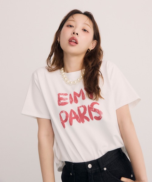 ペンキ風ロゴEIMY PARIS Tシャツ（Tシャツ/カットソー）｜EIMY ISTOIRE