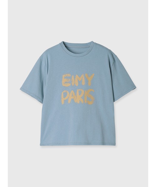エイミーイストワール eimy istoire ペンキ風ロゴEIMY PARIS T