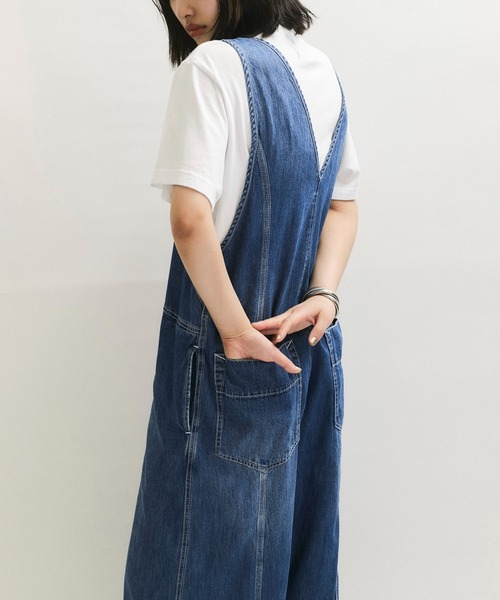 【専用】ADAM ET ROPE' ライトオンスデニムロンパース ADAM ET ROPE'｜【サステナブル】ライトオンスデニムロンパース
