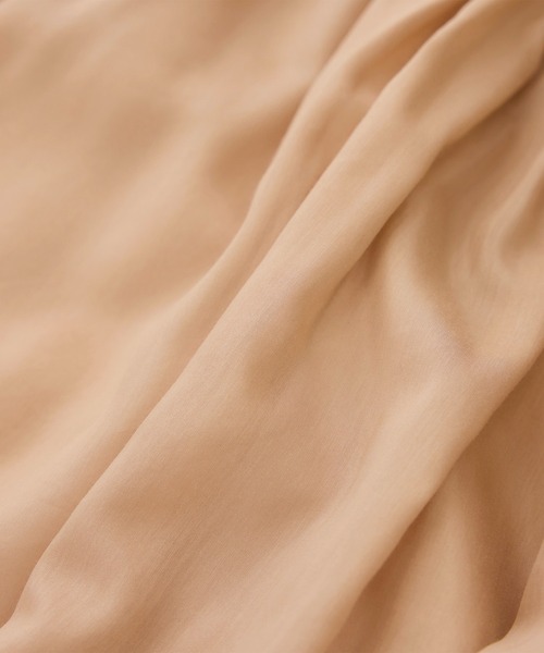 ROPE'（ロペ）の「【洗える】コットンシルクスカート（スカート・レディース・ベージュ/ブラック/ターコイズブルー・FREE）」の17枚目の写真