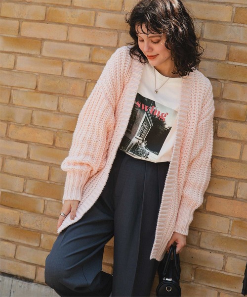 titivate(ティティベイト)の「ヴィンテージライクフォトプリントロングスリーブTシャツ(Tシャツ/カットソー・レディース・ホワイト系その他2/オフホワイト/ホワイト系その他/チャコール・M/S)」の7枚目の写真