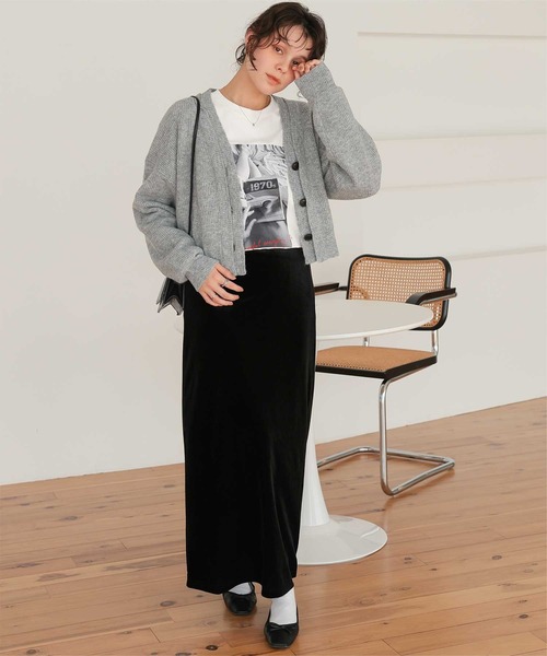 titivate(ティティベイト)の「ヴィンテージライクフォトプリントロングスリーブTシャツ(Tシャツ/カットソー・レディース・ホワイト系その他2/オフホワイト/ホワイト系その他/チャコール・M/S)」の17枚目の写真