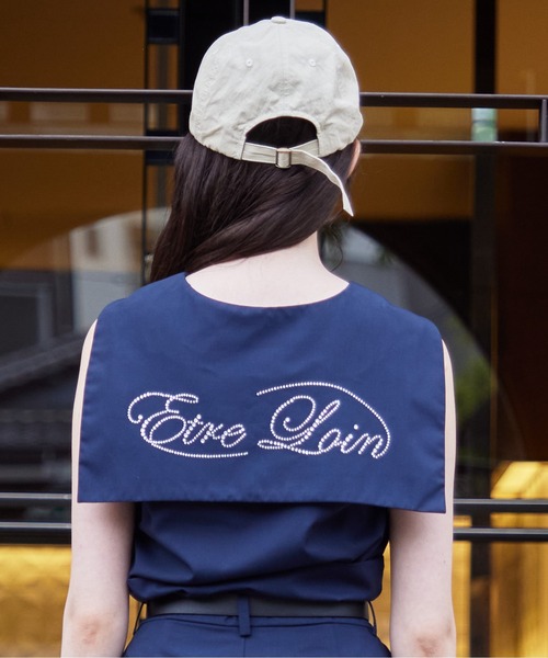 etre loin(エトルワン)の「Rhinestone logo sailor collar shirt(シャツ/ブラウス・レディース・グレー/ホワイト/ネイビー・M)」の19枚目の写真