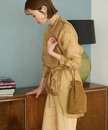 HASHIBAMI | 【HASHIBAMI】スエード ボンサックポシェット(ショルダーバッグ)