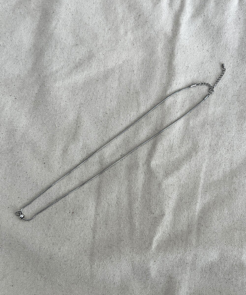 CPCM（シーピーシーエム）の「ナローチェーンモチーフネックレス（ネックレス・レディース・シルバー・FREE）」の3枚目の写真