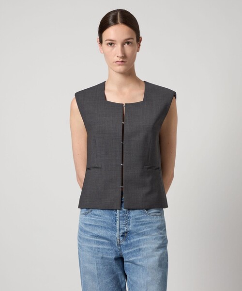 AEWENMATOPH イウエンマトフ　ベスト AEWEN MATOPH＞スクエアネック ベスト（ベスト）｜AEWEN MATOPH
