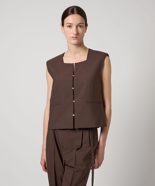 AEWEN MATOPH＞スクエアネック ベスト（ベスト）｜AEWEN MATOPH