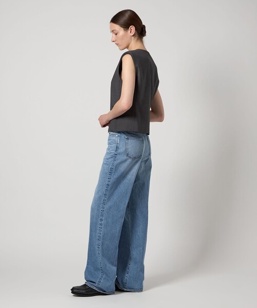 AEWEN MATOPH（イウエン マトフ）の「＜AEWEN MATOPH＞スクエアネック ベスト（ベスト・レディース・ダークブラウン/ダークグレー・FREE）」の8枚目の写真