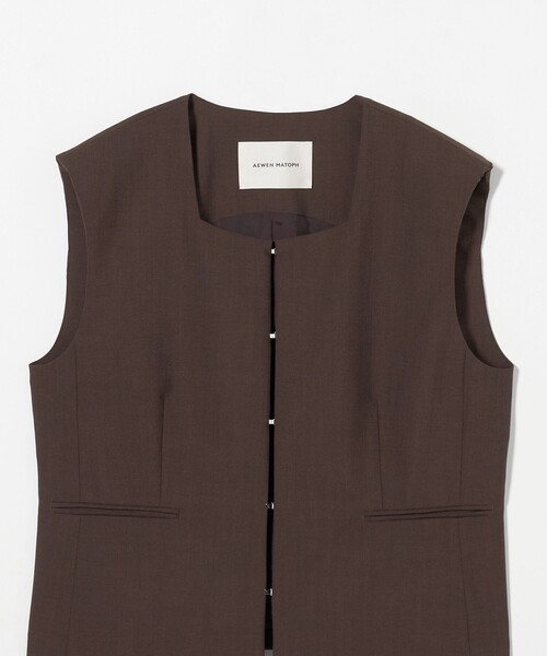 AEWEN MATOPH＞スクエアネック ベスト（ベスト）｜AEWEN MATOPH