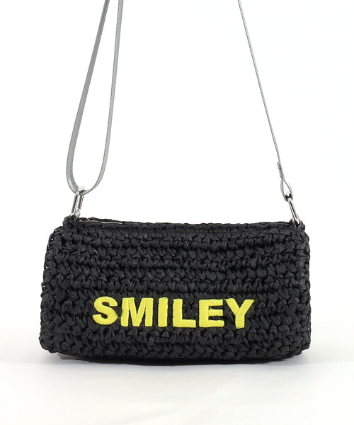 COOCO（クーコ）の「ＳＭＩＬＥＹ　ドラム型ペーパーショルダーバッグ（かごバッグ・レディース・ナチュラル/ブラック/キャメル・FREE）」の7枚目の写真