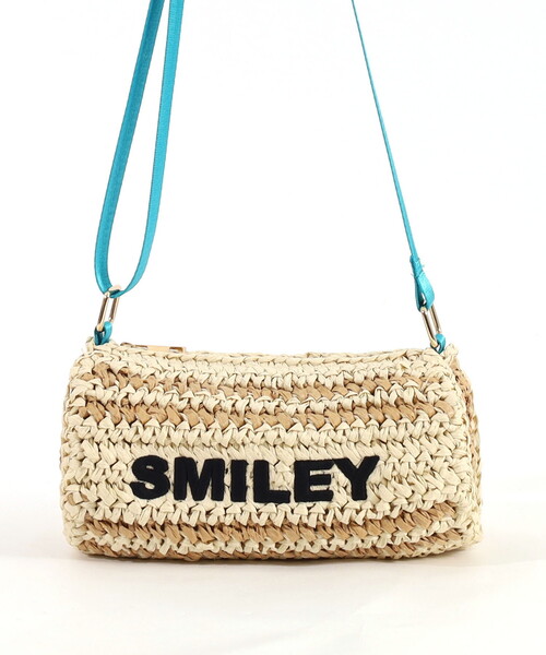 COOCO（クーコ）の「ＳＭＩＬＥＹ　ドラム型ペーパーショルダーバッグ（かごバッグ・レディース・ナチュラル/ブラック/キャメル・FREE）」の11枚目の写真