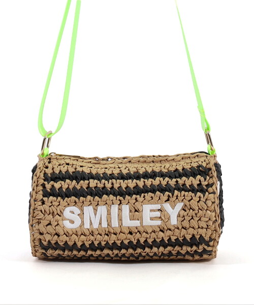 COOCO（クーコ）の「ＳＭＩＬＥＹ　ドラム型ペーパーショルダーバッグ（かごバッグ・レディース・ナチュラル/ブラック/キャメル・FREE）」の15枚目の写真