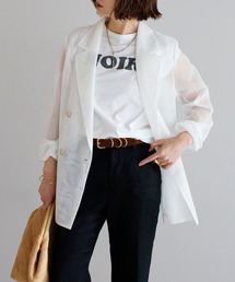 Bonjour Sagan（ボンジュールサガン）の「メッシュテーラードジャケット（テーラードジャケット）」