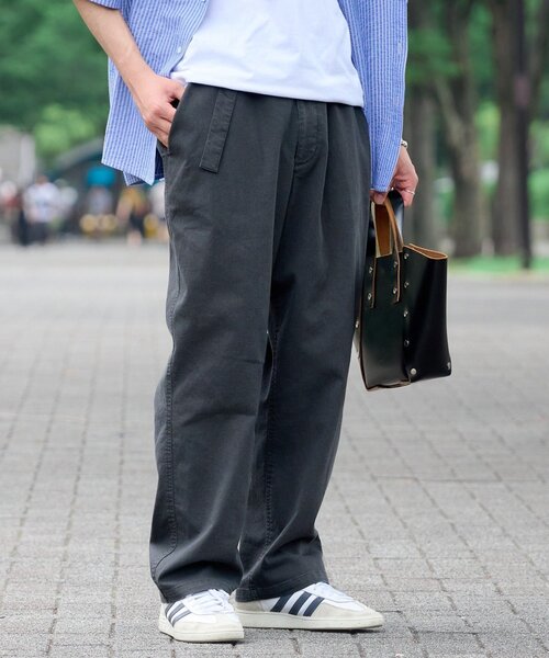 CIAOPANIC TYPY（チャオパニックティピー）の「コットンツイルベルティッドイージーパンツ（その他パンツ・レディース・ネイビー/ベージュ/ブラック・LARGE/MEDIUM）」の5枚目の写真