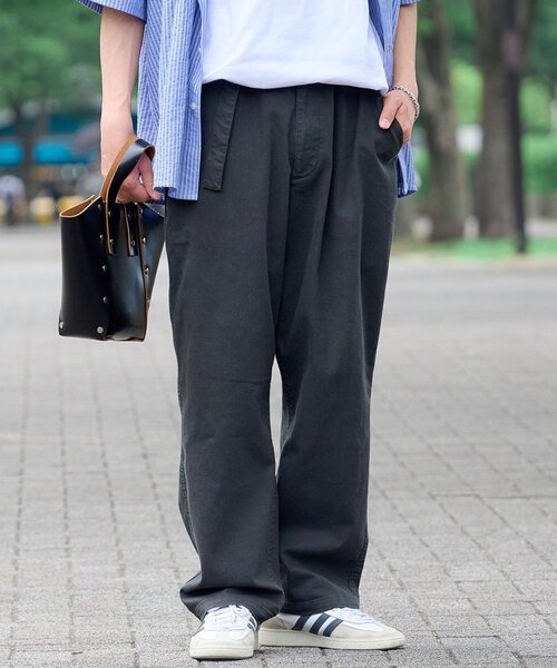 CIAOPANIC TYPY（チャオパニックティピー）の「コットンツイルベルティッドイージーパンツ（その他パンツ・レディース・ネイビー/ベージュ/ブラック・LARGE/MEDIUM）」の7枚目の写真