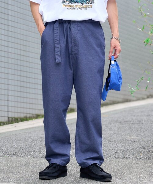 CIAOPANIC TYPY（チャオパニックティピー）の「コットンツイルベルティッドイージーパンツ（その他パンツ・レディース・ネイビー/ベージュ/ブラック・LARGE/MEDIUM）」の16枚目の写真