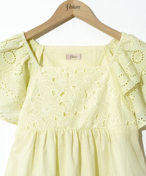 flower（フラワー）の「サニーグレーストップ（シャツ/ブラウス・レディース・ホワイト/イエロー・FREE）」の16枚目の写真