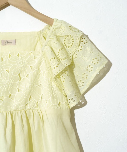 flower（フラワー）の「サニーグレーストップ（シャツ/ブラウス・レディース・ホワイト/イエロー・FREE）」の18枚目の写真