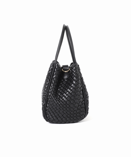 remi&reid（レミーアンドリード）の「【REMI/REID/レミアンドリード】  Hollace Mini Woven（ショルダーバッグ・レディース・ブラック/レッド・FREE）」の10枚目の写真