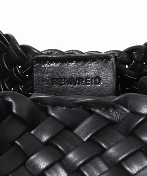 remi&reid（レミーアンドリード）の「【REMI/REID/レミアンドリード】  Hollace Mini Woven（ショルダーバッグ・レディース・ブラック/レッド・FREE）」の13枚目の写真