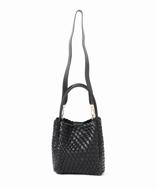 remi&reid（レミーアンドリード）の「【REMI/REID/レミアンドリード】  Hollace Mini Woven（ショルダーバッグ・レディース・ブラック/レッド・FREE）」の14枚目の写真