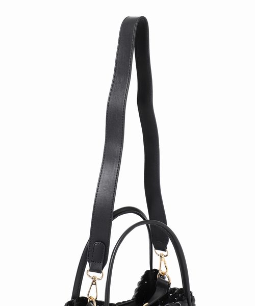 remi&reid（レミーアンドリード）の「【REMI/REID/レミアンドリード】  Hollace Mini Woven（ショルダーバッグ・レディース・ブラック/レッド・FREE）」の15枚目の写真