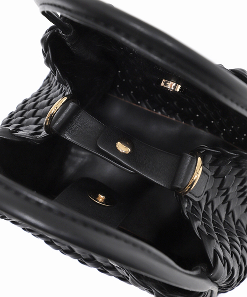 remi&reid（レミーアンドリード）の「【REMI/REID/レミアンドリード】  Hollace Mini Woven（ショルダーバッグ・レディース・ブラック/レッド・FREE）」の22枚目の写真