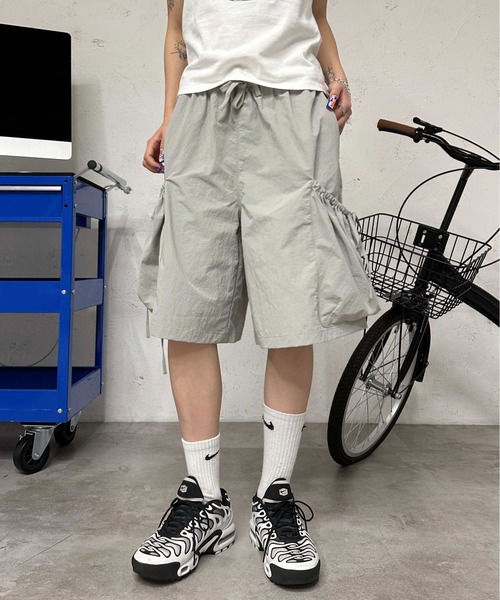 sedacle girl(セダクルガール)の「リボンポケットハーフパンツ(その他パンツ・レディース・チャコールグレー/グレー・MEDIUM/SMALL)」の10枚目の写真