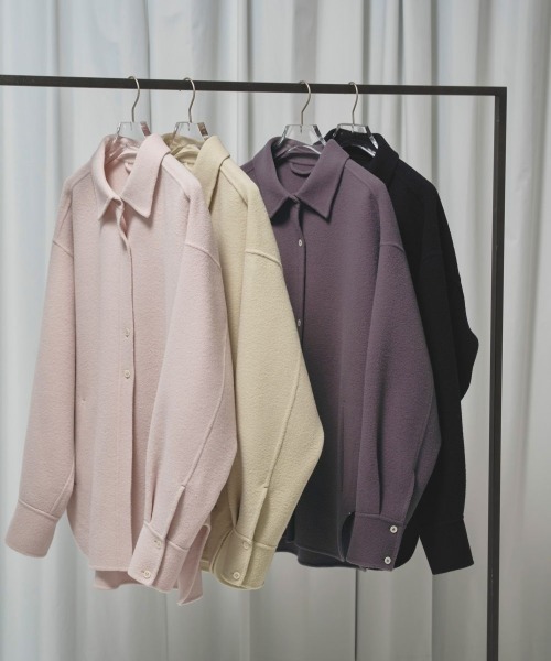 TODAYFUL（トゥデイフル）の「TODAYFUL　Wool Shirts Jacket ウールシャツジャケット/12520415（その他アウター・レディース・セージグリーン/ベビーピンク・38）」の5枚目の写真