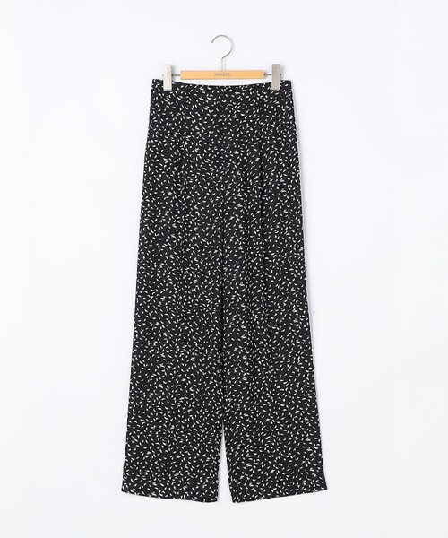 NOLLEY’S(ノーリーズ)の「ウォッシャブルバックサテンセミワイドパンツ(その他パンツ・レディース・ブラック系その他3/ブラック・38/36)」の18枚目の写真