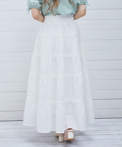 Areeam（アリーム）の「コットンレーススカート（スカート・レディース・オフホワイト/レッド・FREE）」の13枚目の写真