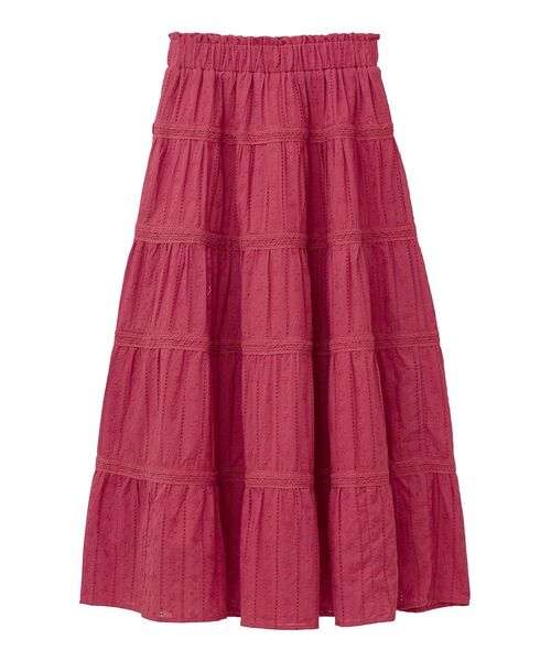 Areeam（アリーム）の「コットンレーススカート（スカート・レディース・オフホワイト/レッド・FREE）」の16枚目の写真