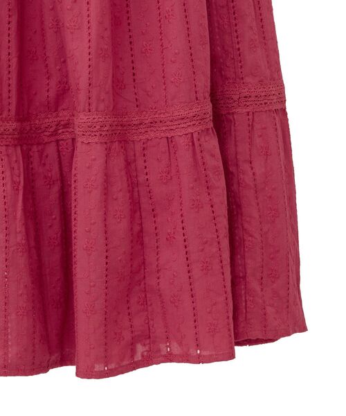 Areeam（アリーム）の「コットンレーススカート（スカート・レディース・オフホワイト/レッド・FREE）」の8枚目の写真