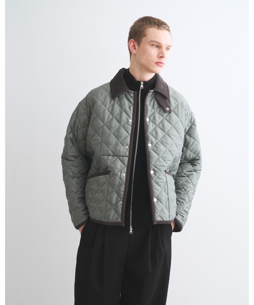 Traditional Weatherwear（トラディショナルウェザーウェア）の「WAVERLY STUDS SHORT（ダウンジャケット/コート・メンズ・セージグリーン/ブラック/ネイビー・38/36/34）」の3枚目の写真