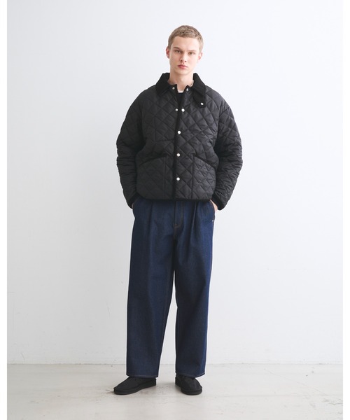 Traditional Weatherwear（トラディショナルウェザーウェア）の「WAVERLY STUDS SHORT（ダウンジャケット/コート・メンズ・セージグリーン/ブラック/ネイビー・38/36/34）」の4枚目の写真