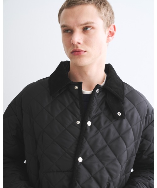 Traditional Weatherwear（トラディショナルウェザーウェア）の「WAVERLY STUDS SHORT（ダウンジャケット/コート・メンズ・セージグリーン/ブラック/ネイビー・38/36/34）」の7枚目の写真