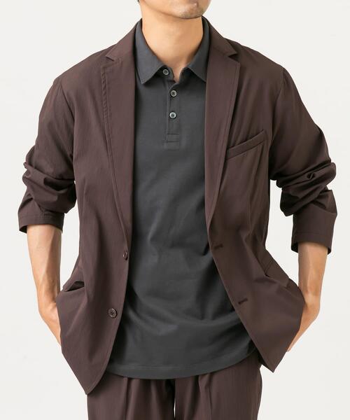 大人気　レトロ　UMBERTO GINOCCHIETTI セットアップ　日本製 セール】『XLサイズあり』ストレッチワッシャーイージーセットアップ