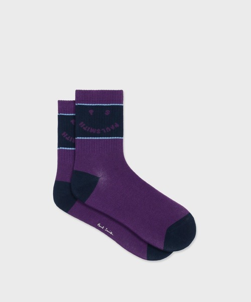 Paul Smith(ポールスミス)の「“Happy” ソックス【250637 MD2】(ソックス/靴下・メンズ・ブラウン/ダークグリーン/ダークパープル/ブラック・25-27)」の4枚目の写真