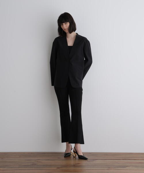 ◇SOLOTEXブロードジャケット（ノーカラージャケット）｜LE PHIL