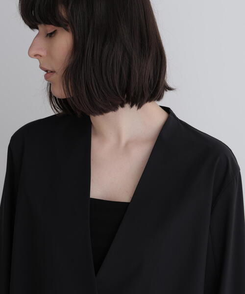 ◇SOLOTEXブロードジャケット（ノーカラージャケット）｜LE PHIL