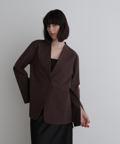 ◇SOLOTEXブロードジャケット（ノーカラージャケット）｜LE PHIL