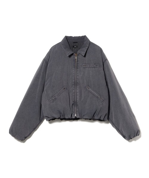 BEAMS（ビームス）の「ワイドショートフィット フェード ダック ダウンジャケット（ブルゾン・メンズ・ブラック系その他4/ベージュ・XL/L/M/S）」の6枚目の写真