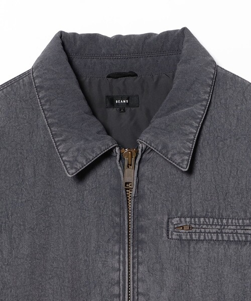 BEAMS（ビームス）の「ワイドショートフィット フェード ダック ダウンジャケット（ブルゾン・メンズ・ブラック系その他4/ベージュ・XL/L/M/S）」の7枚目の写真