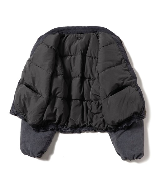 BEAMS（ビームス）の「ワイドショートフィット フェード ダック ダウンジャケット（ブルゾン・メンズ・ブラック系その他4/ベージュ・XL/L/M/S）」の9枚目の写真