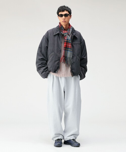 BEAMS（ビームス）の「ワイドショートフィット フェード ダック ダウンジャケット（ブルゾン・メンズ・ブラック系その他4/ベージュ・XL/L/M/S）」の13枚目の写真