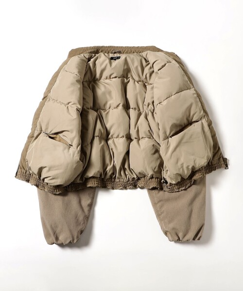 BEAMS（ビームス）の「ワイドショートフィット フェード ダック ダウンジャケット（ブルゾン・メンズ・ブラック系その他4/ベージュ・XL/L/M/S）」の16枚目の写真
