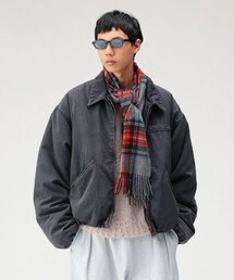 BEAMS | ワイドショートフィット フェード ダック ダウンジャケット(ブルゾン)