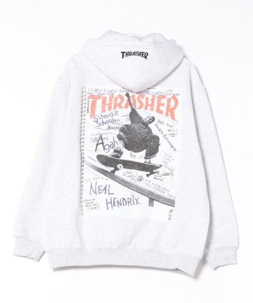 THRASHER(スラッシャー)の「THRASHER/スラッシャー プルオーバー パーカー スウェット フーディー バックプリント 裏起毛 254TH1PK068(パーカー・メンズ・ブラック/ホワイト・L/XL/M)」の18枚目の写真