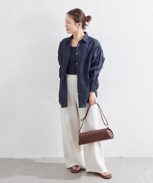 24SS 美品 ジャーナルスタンダード ゼフィール リネン100 シャツ セール】《追加3》ソフトゼフィールリネンシャツ（シャツ